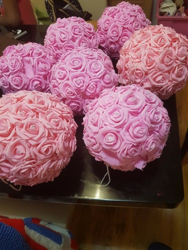 Bébé rose boule - boule, à