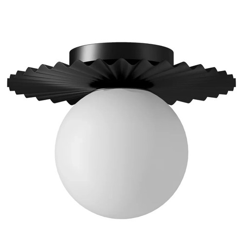 Plafonnier moderne noir mat