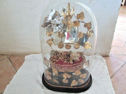 Globe maries miroirs socle - maries,